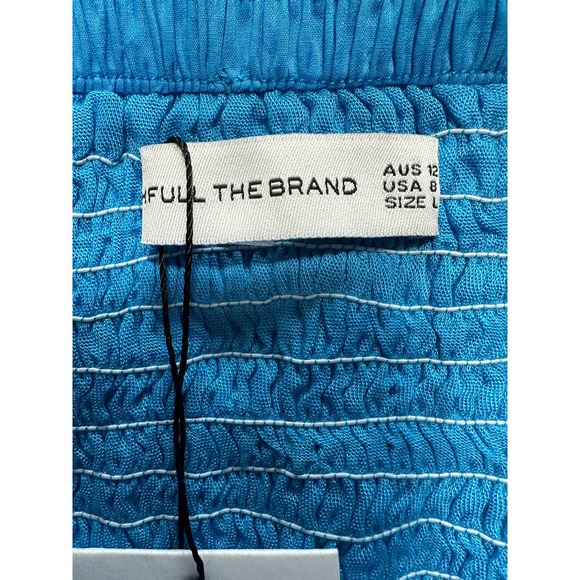 NWT Faithful The Brand Turquoise Esti Skirt - Picture 5 of 5